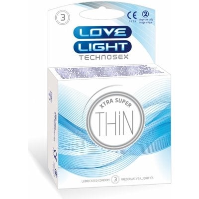 Love Light Xtra Super Thin condooms - 3 stuks
