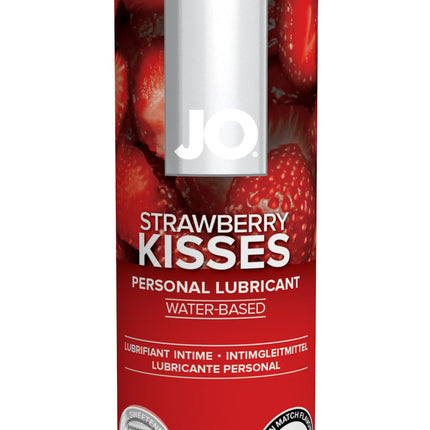 H2O Strawberry Kisses Lubricant - glijmiddel op waterbasis met aardbeiensmaak
