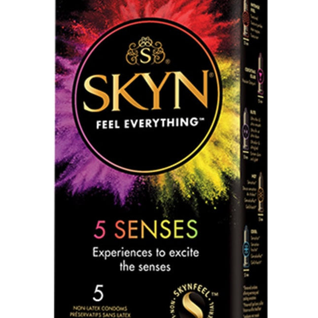 5 Senses - assortiment van 5 latexvrije condooms