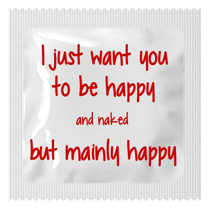 I just want you to be happy