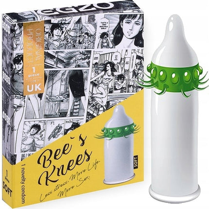 Bee's Knees stimulating condom