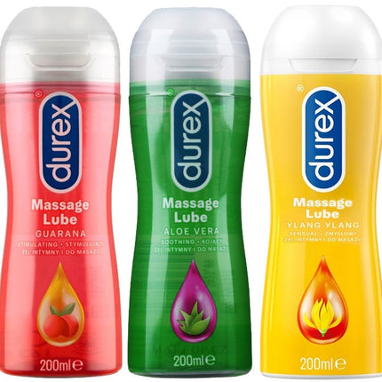 Massage Lubes Trio - 3 x 200ml