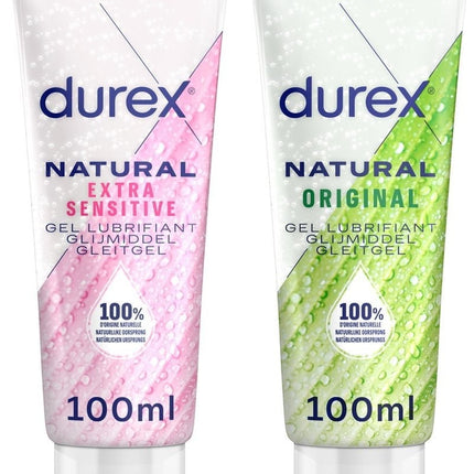 Natural glijmiddel Original &  Extra Sensitive - 2x100ml