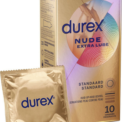 Nude met extra glijmiddel (10 condooms)
