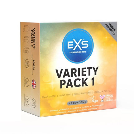 Variety Pack 1 - assortiment 48 condooms