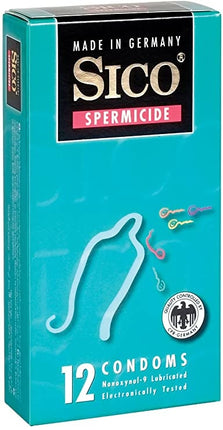 Spermicide condooms - zaaddodend glijmiddel