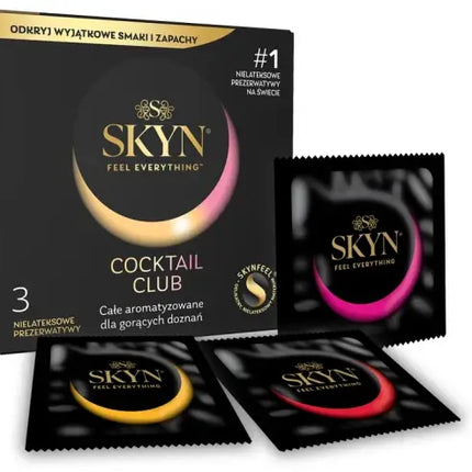 Cocktail Club  latexvrije condooms in 3 smaken